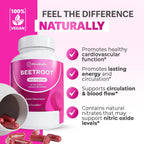 NATURAL BEETROOT CAPSULESI SUPPORT CIRCULATION & STEADY ENERGY
